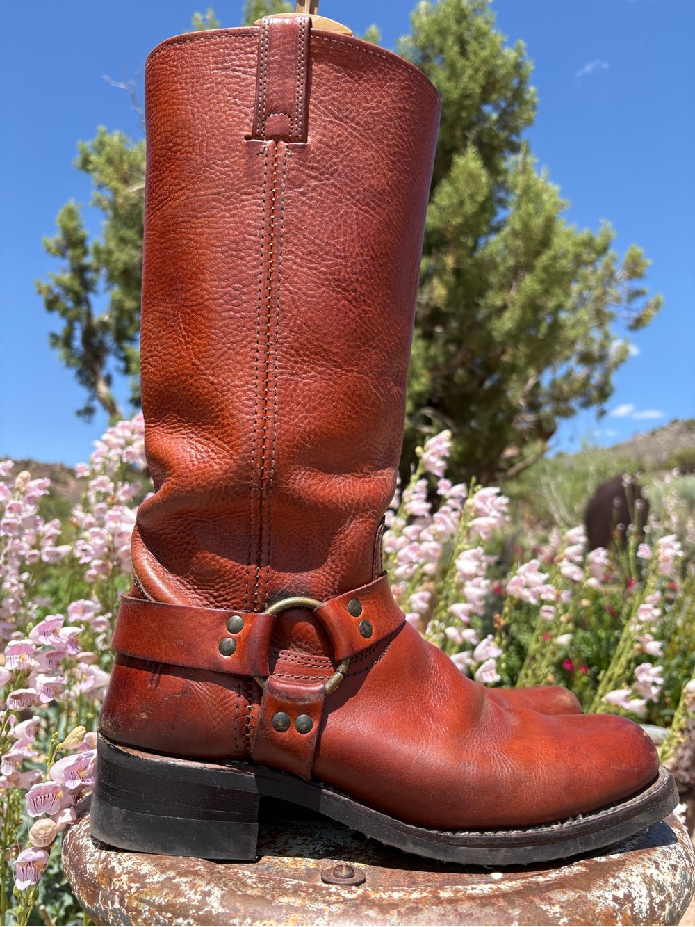 FRYE 15R Harness Boots Just Resoled